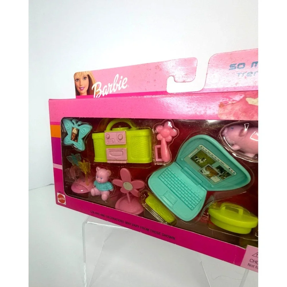 Rare‎ Barbie Doll 2001 So Much Stuff Trendy Touches Fashion Accessories NOS